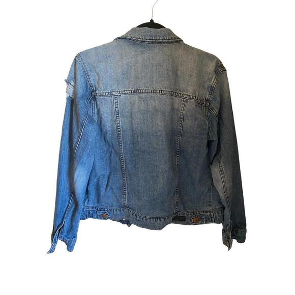 STS BLUE Destressed Denim Jacket Sz.XS - Picture 2 of 6